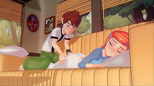 Animated Heroes Get Hot Action With Alien Chicks Online