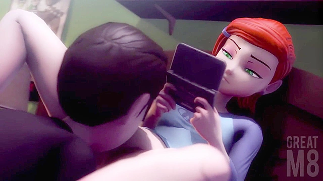 Animated Heroes Get Hot Action With Alien Chicks Online