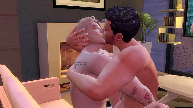 First Time 3D Gay Anal Adventure with a Stranger