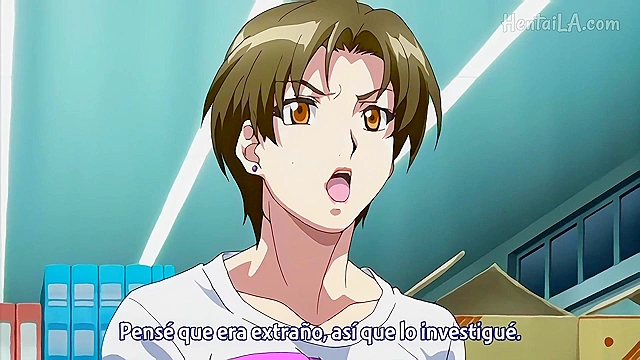 Anime babe seduces her classmate after school