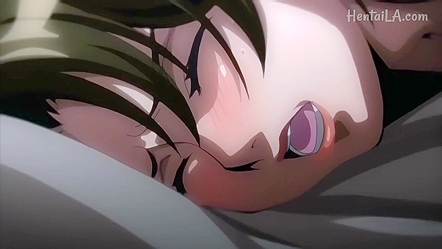 Anime babe seduces her classmate after school