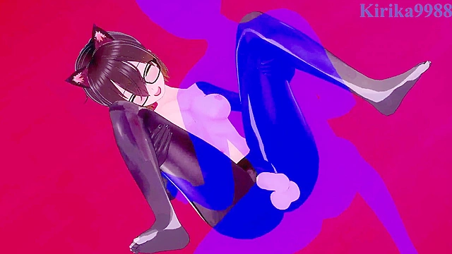 VTuber antics featuring Roboco-san alongside spirited Uruha Rusia, as they unleash their energy together