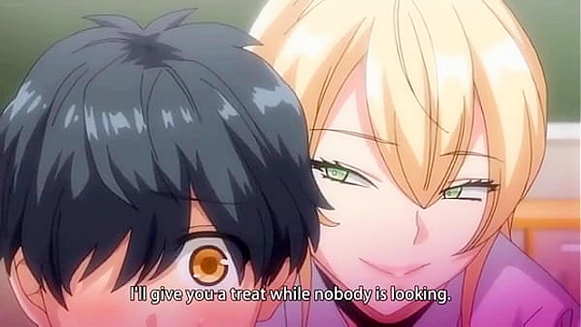 Anime lovers enjoy explicit hentai scenes together tonight