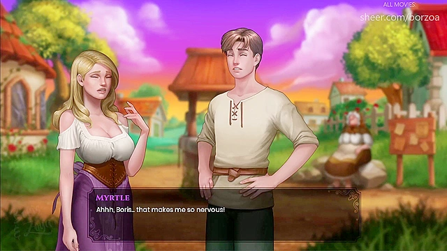 Cumming deep for this milf with huge natural jugs and golden hair