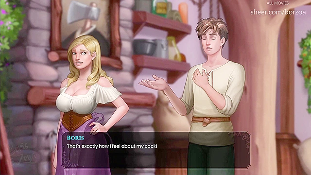 Cumming deep for this milf with huge natural jugs and golden hair