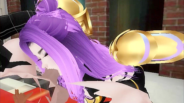 Kai'Sa KDA hentai fantasy action with a sexy animation starlet