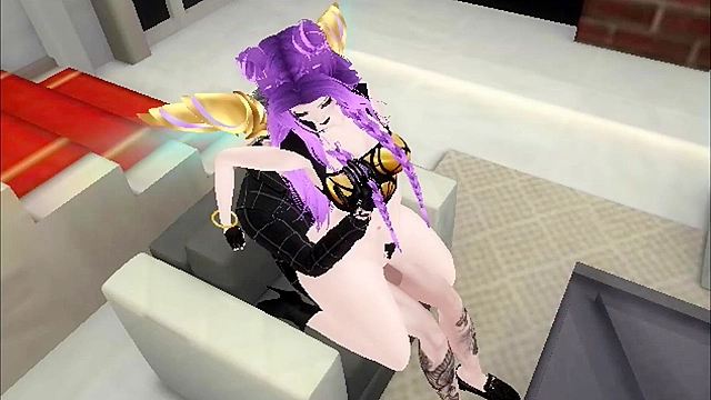 Kai'Sa KDA hentai fantasy action with a sexy animation starlet