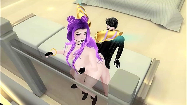 Kai'Sa KDA hentai fantasy action with a sexy animation starlet