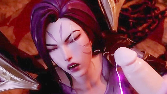 Kaisa Fantasy Action Scene with Two Guys Hardcore Fuck Anime Girl in Futuristic Suit