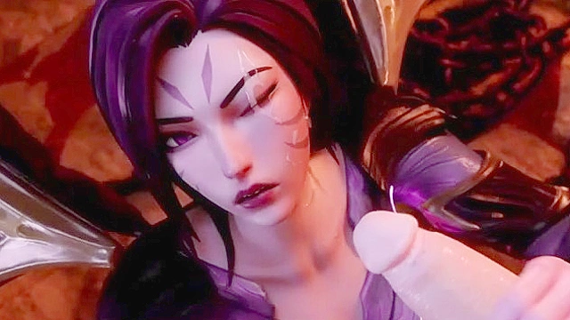 Kaisa Fantasy Action Scene with Two Guys Hardcore Fuck Anime Girl in Futuristic Suit