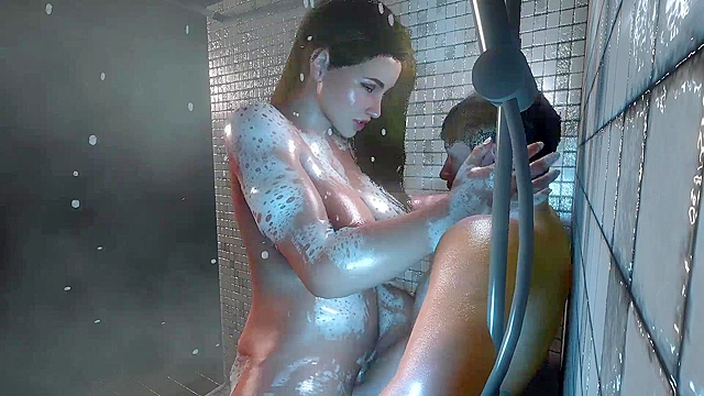 Seductive MOM dominates him fiercely in this intense 3D hentai scene