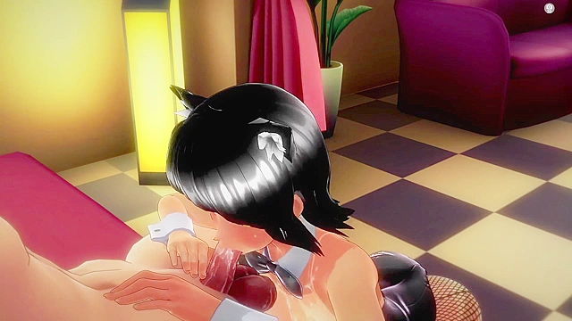 Monochrome ecstasy in explicit 3D action at high definition quality