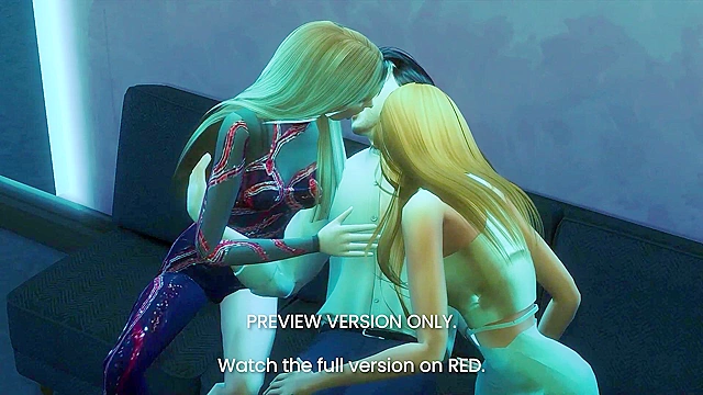 Virtual Concert Fantasy with Seductive Performers for Hot Night Action