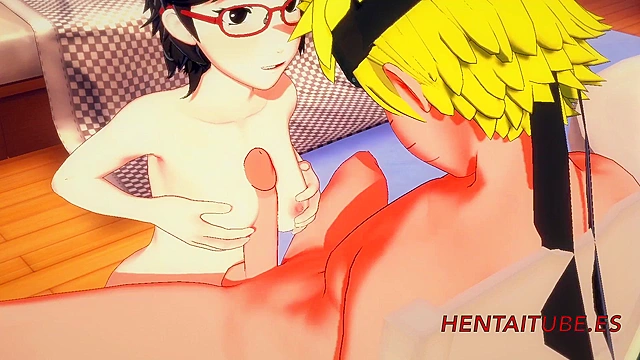 Sarada gives hot blowjob then fucked hard by Naruto in explicit hentai action scene