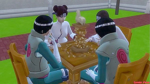 Naruto Gets Seduced by Tenten at Team Nine's Secret Base Encounter