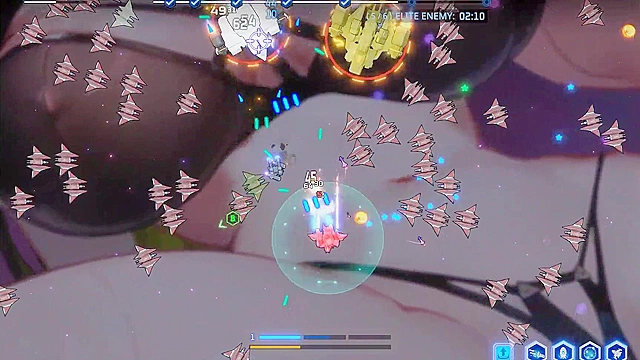 Seductive Space Waifu with Massive Tits Takes Over Planets Fantastically