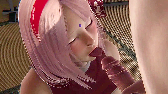 Sakura Gets Sucked Hard by Anime Studs in Explicit Hentai Action