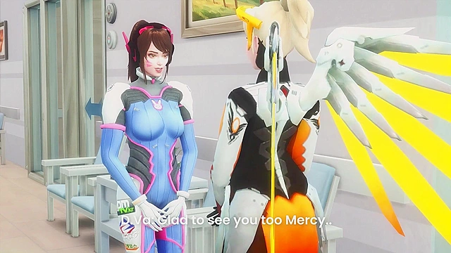 Hot Overwatching Action in a Fantasy World - Anime Sex Capers Unleashed