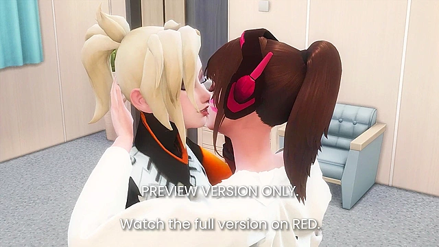 Hot Overwatching Action in a Fantasy World - Anime Sex Capers Unleashed