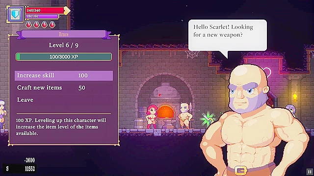 Scarlet Maiden gets pleasured by dungeon plants with a thrilling squirt experience