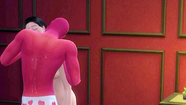 Seductive vampire draws essence from her unwitting prey during their nocturnal meeting