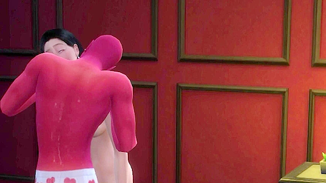 Seductive vampire draws essence from her unwitting prey during their nocturnal meeting