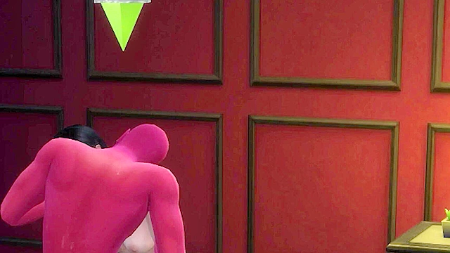 Seductive vampire draws essence from her unwitting prey during their nocturnal meeting