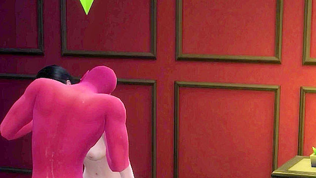 Seductive vampire draws essence from her unwitting prey during their nocturnal meeting