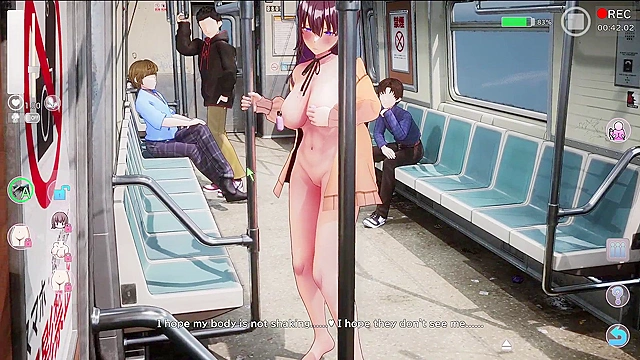 Animated hentai sex fun featuring a hot AV actress enjoying naughty games together