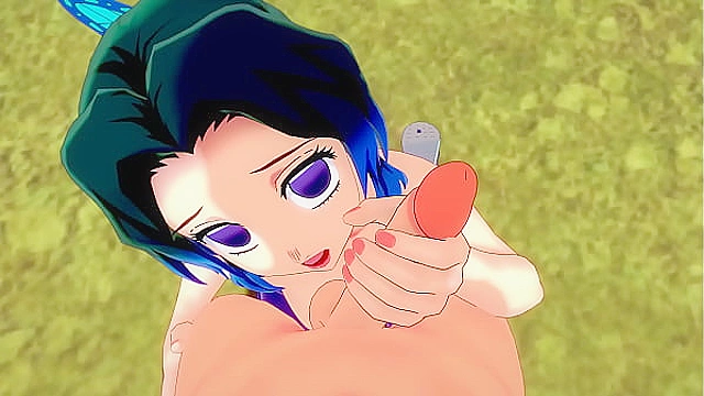 Shinobu Trains Demon Slayer with Arousing Blowjob Tactics MILF