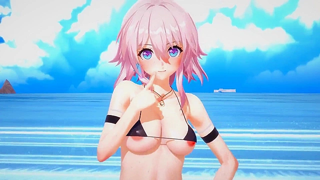 Hot Honkai Star Rail Characters Take On MMD Action Scenes Together