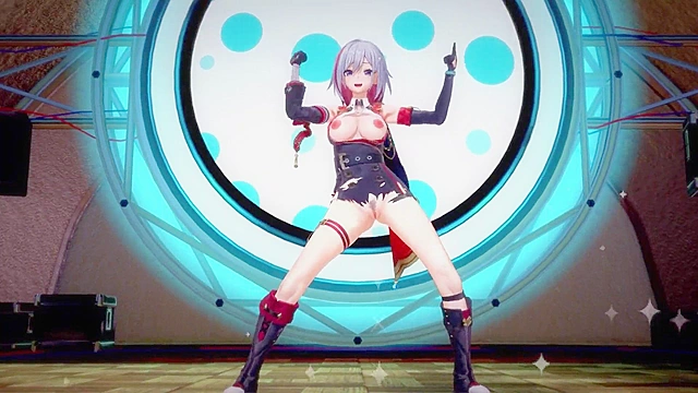 Hot Honkai Star Rail Characters Take On MMD Action Scenes Together