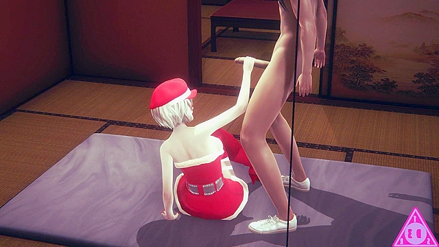 Nier game play featuring blowjobs, hand jobs, and hot cumshots with a wild female character