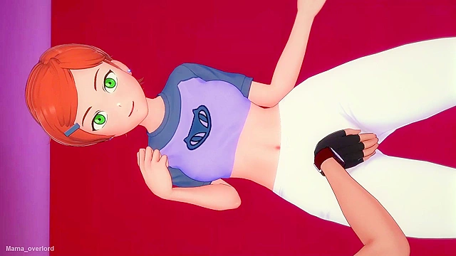 Naughty Gwen seeks out huge cocks for wild hentai fun with mature appeal