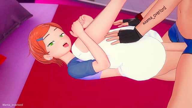 Naughty Gwen seeks out huge cocks for wild hentai fun with mature appeal