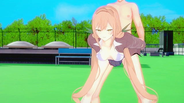 Hot MILF enjoys first rooftop encounter with her young lover for thrilling pleasure moments