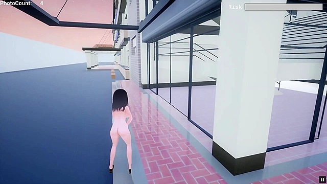 Public exhibition risk explored with explicit hentai encounters in a modern setting