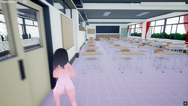 Public exhibition risk explored with explicit hentai encounters in a modern setting