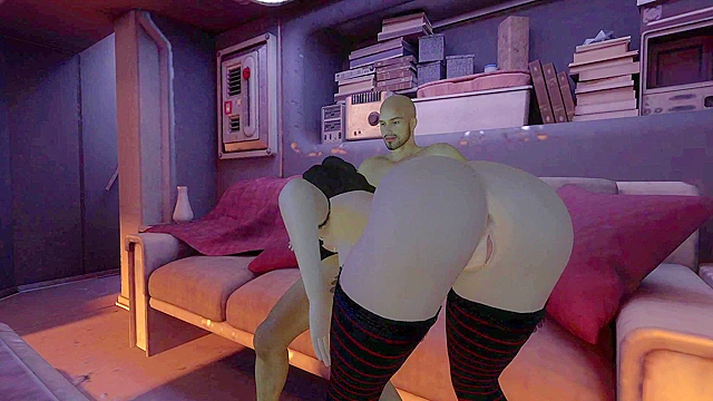 Cass Gets Rough In Her Anime World Adventure Fantasy