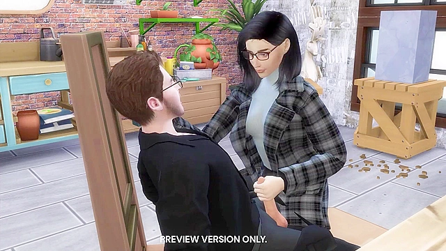 Art Student Learns Adult Modeling Secrets from Experienced Teacher