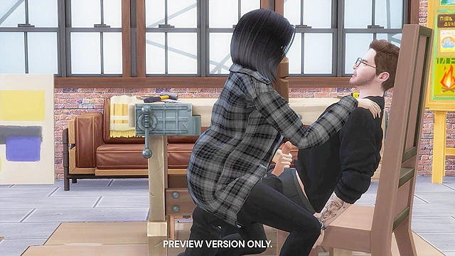 Art Student Learns Adult Modeling Secrets from Experienced Teacher