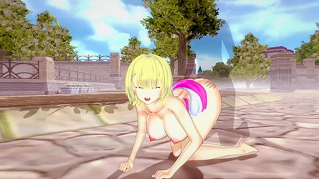 Crazy Anime Action with Virtual Characters Getting Steamy Together