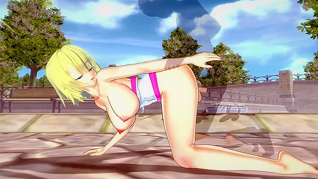 Crazy Anime Action with Virtual Characters Getting Steamy Together