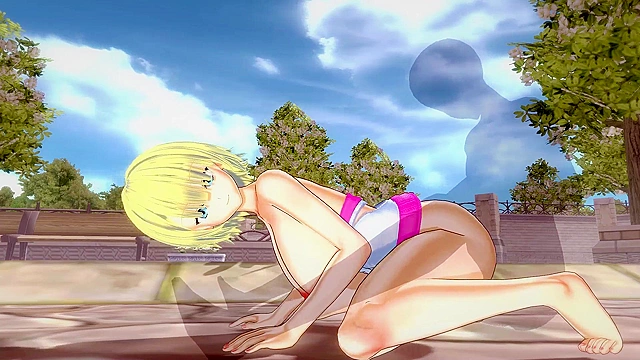 Crazy Anime Action with Virtual Characters Getting Steamy Together