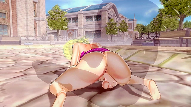Crazy Anime Action with Virtual Characters Getting Steamy Together