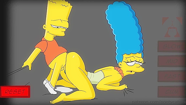 Anime Simpsons Characters Hot Scene Mix-Up