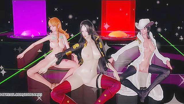 Girls' Day Fantasy – Boa Hancock Nami Nico Robin Unleash Passionate Desire Uncensored Action