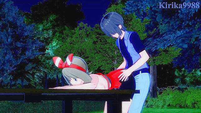 Intense action with Misty and May from popular game world. Hot scenes unfold here.