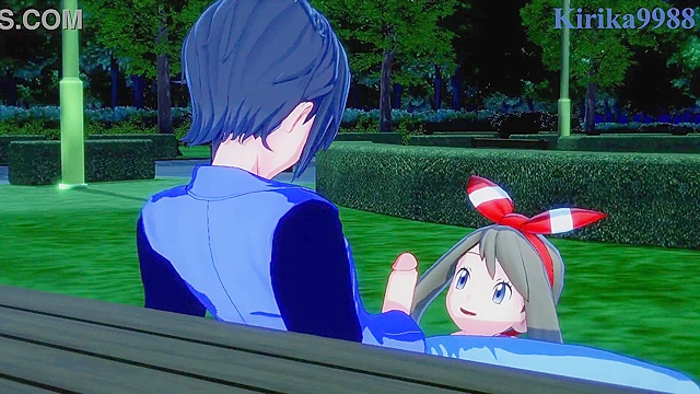 Intense action with Misty and May from popular game world. Hot scenes unfold here.