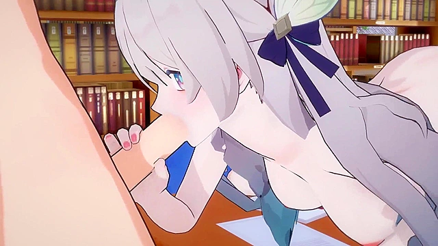 Teens sneak into library for hot forbidden study session with Firefly